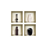Set of Four Eve Faux Niche 3D Peel and Stick Wall Decals