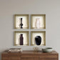 Set of Four Eve Faux Niche 3D Peel and Stick Wall Decals