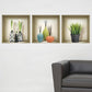 Set of Three Mya Faux Niche 3D Peel and Stick Wall Decals