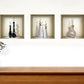 Set of Three Noa Faux Niche 3D Peel and Stick Wall Decals