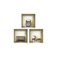 Set of Three Sia Faux Niche 3D Peel and Stick Wall Decals
