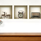 Set of Three Sky Faux Niche 3D Peel and Stick Wall Decals