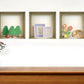 Set of Three Pia Faux Niche 3D Peel and Stick Wall Decals