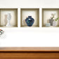 Set of Three Ren Faux Niche 3D Peel and Stick Wall Decals