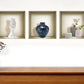 Set of Three Gio Faux Niche 3D Peel and Stick Wall Decals
