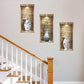 Set of Three Tia Faux Niche 3D Peel and Stick Wall Decals