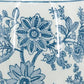15" Light Blue And White Floral Porcelain Urn Vase