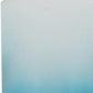18" Blue White And Gold Ombre Glass And Aluminum Pedestal Table Vase
