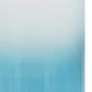 21" Blue White And Gold Ombre Glass And Aluminum Pedestal Table Vase