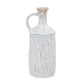 11" Ivory Terracotta Round Jug Vase