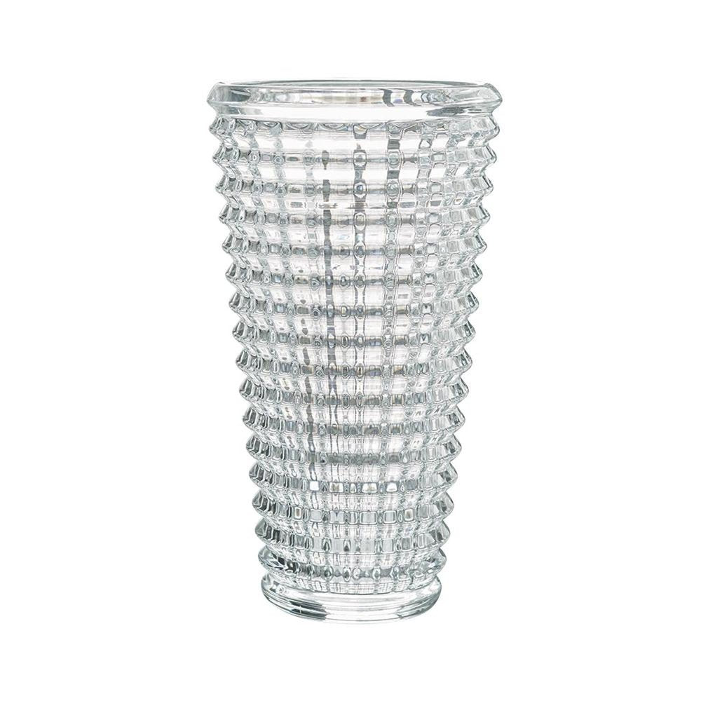 11" Clear Round Glass Table Vase