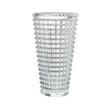 11" Clear Round Glass Table Vase