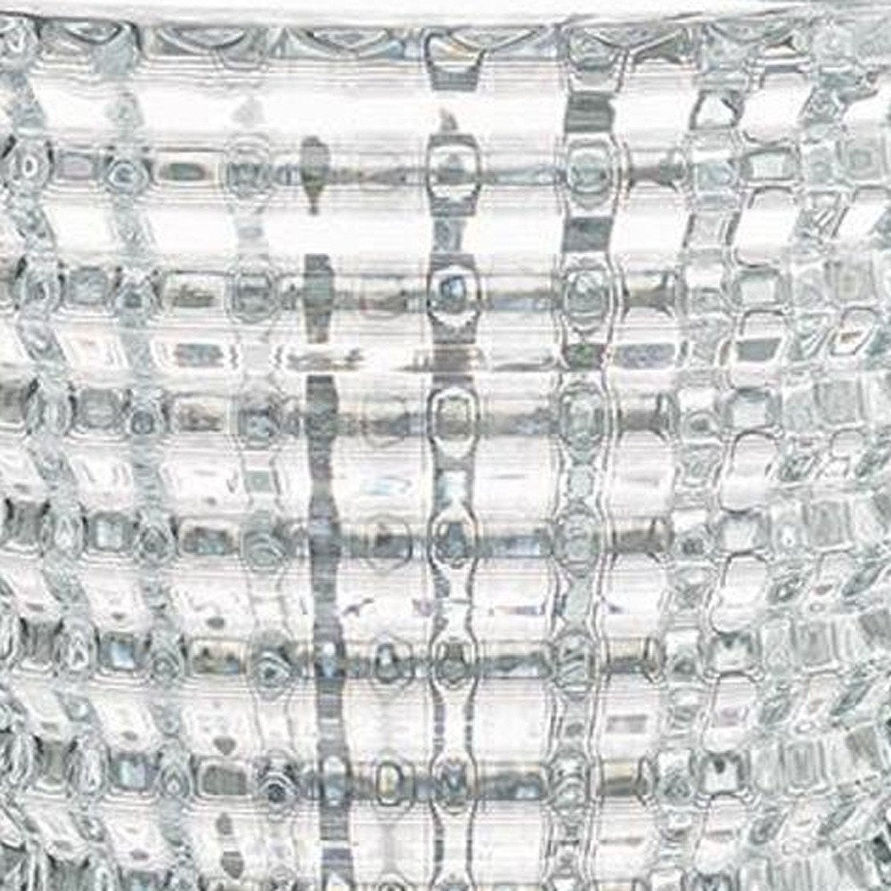 11" Clear Round Glass Table Vase