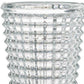 11" Clear Round Glass Table Vase