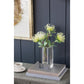 8" Clear Square Glass Table Vase