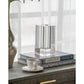8" Clear Square Glass Table Vase