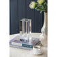 10" Clear Square Glass Table Vase