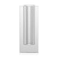 10" Clear Square Glass Table Vase