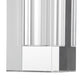 10" Clear Square Glass Table Vase