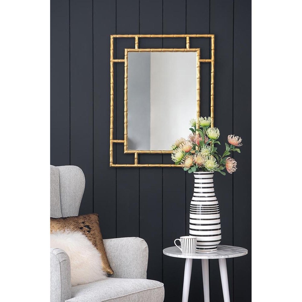 18" Black And White Hand Painted Stripe Ceramic Table Vase