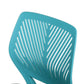 Blue Black and White Adjustable Height Swivel Rolling Office Chair