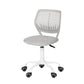 Gray and Black Adjustable Height Swivel Rolling Office Chair