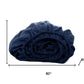 Navy Blue Linen Queen Fitted sheet