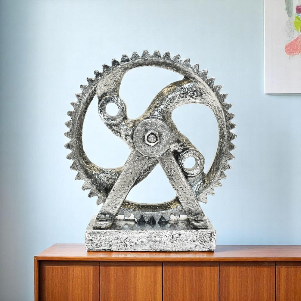 5" Pewter Resin Tabletop Sculpture