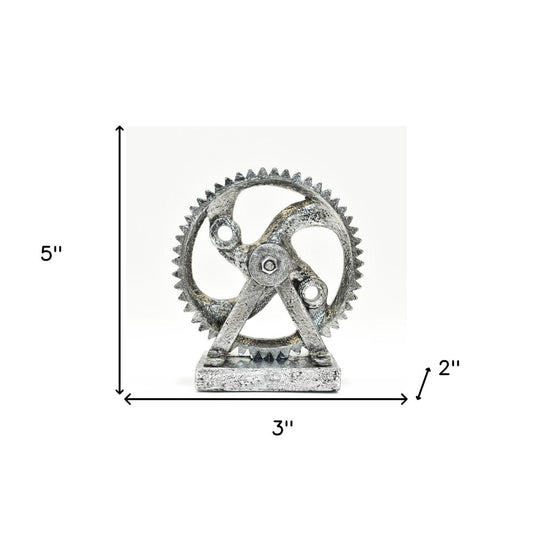 5" Pewter Resin Tabletop Sculpture