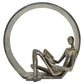 7" Pewter Resin Man Tabletop Sculpture