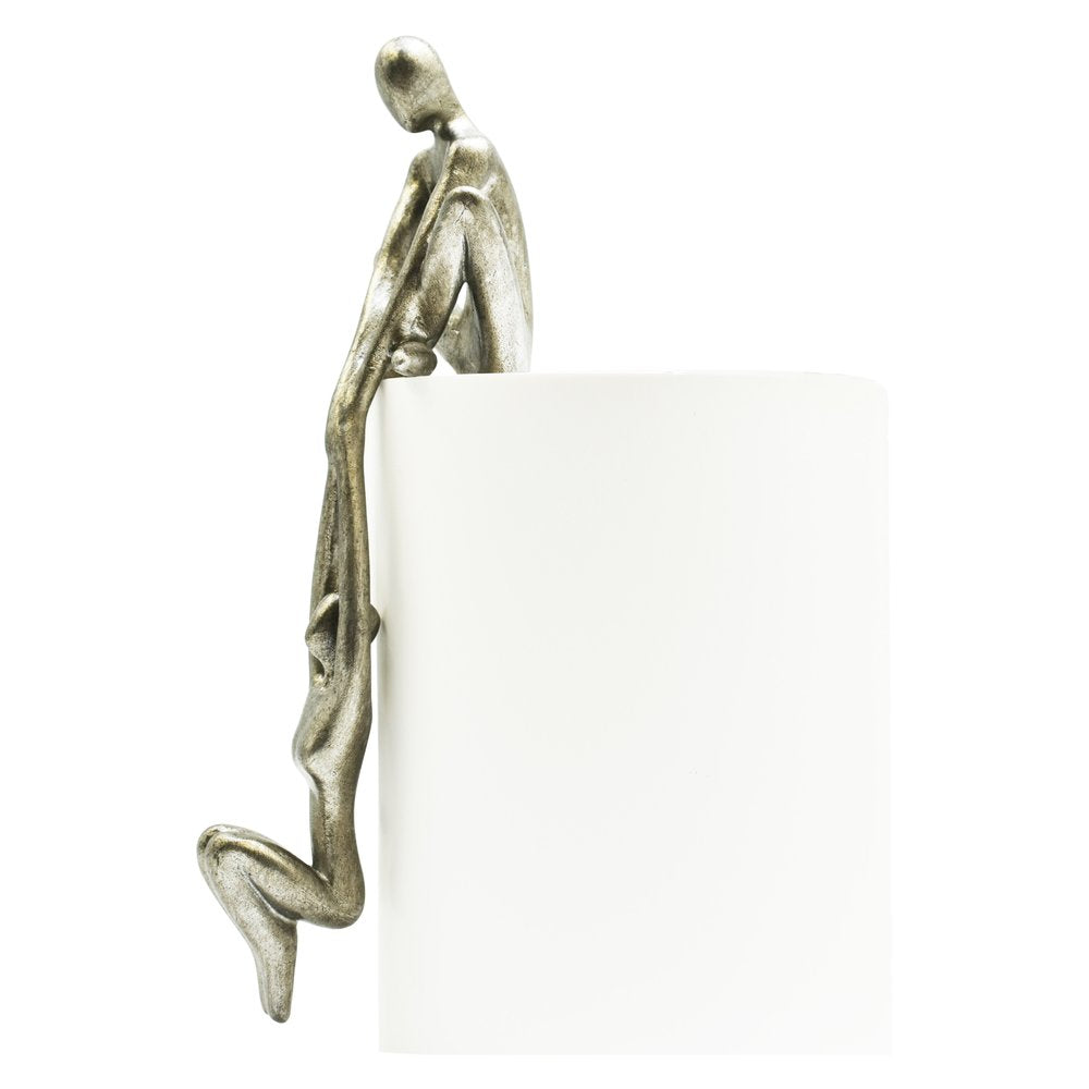 8" Pewter Resin People Tabletop Sculpture