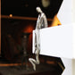 8" Pewter Resin People Tabletop Sculpture