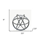 6" Pewter Metal Tabletop Sculpture