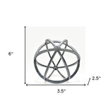 6" Pewter Metal Tabletop Sculpture