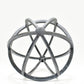6" Pewter Metal Tabletop Sculpture