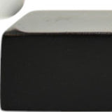 Set of Three White Resin Music Tabletop Sculpture