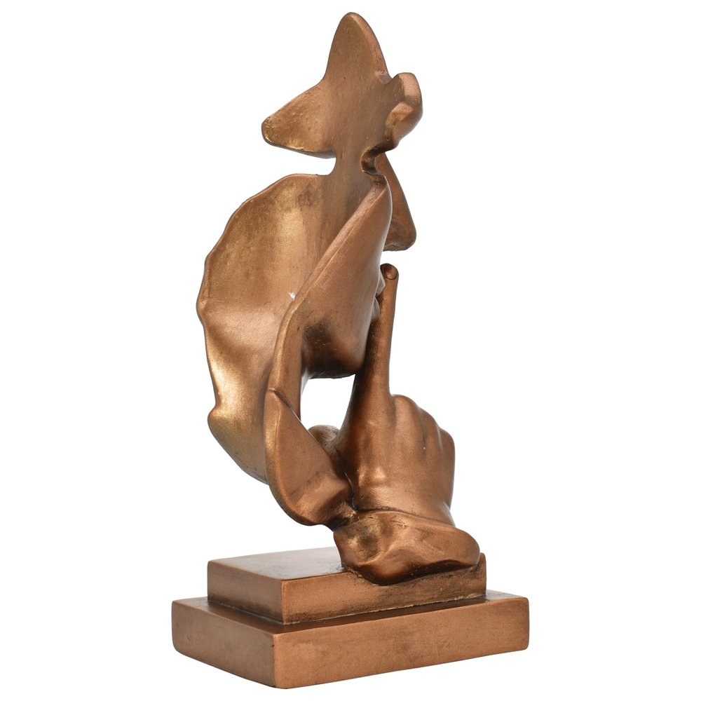 8" Bronze Resin Tabletop Sculpture