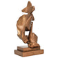 8" Bronze Resin Tabletop Sculpture
