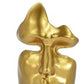 8" Gold Resin Tabletop Sculpture