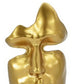 8" Gold Resin Tabletop Sculpture