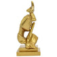 8" Gold Resin Tabletop Sculpture