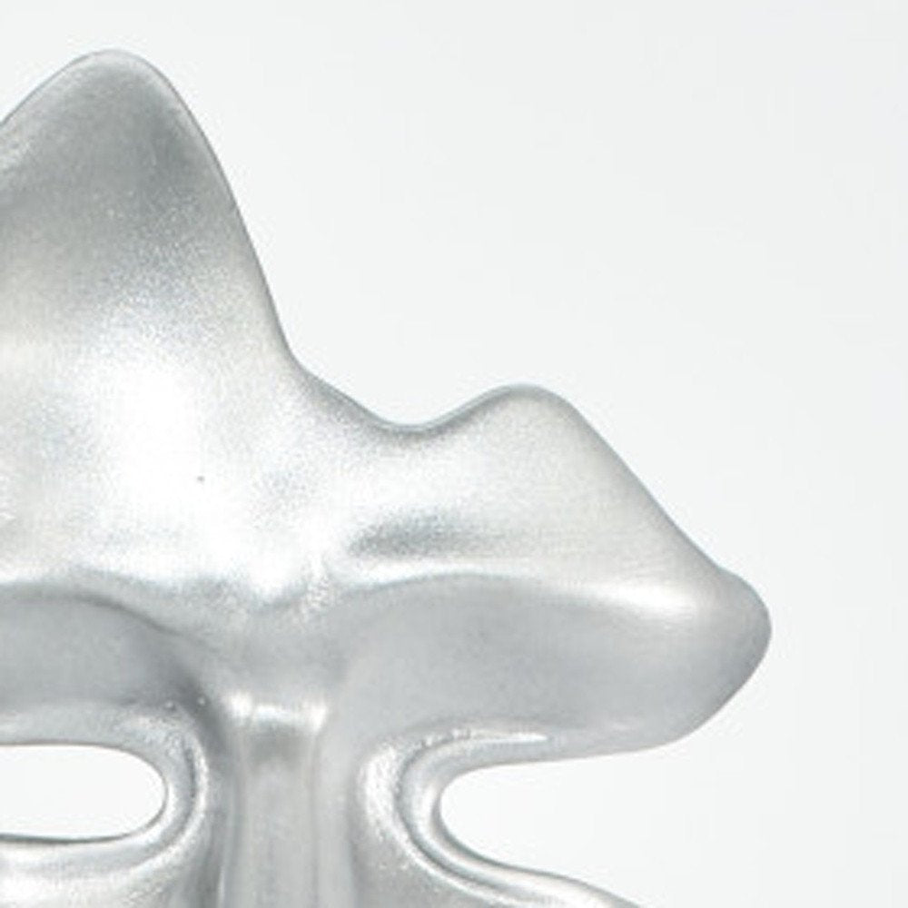 6" Silver Resin Tabletop Sculpture