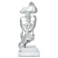6" Silver Resin Tabletop Sculpture