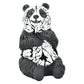 6" Black And White Resin Panda Tabletop Sculpture
