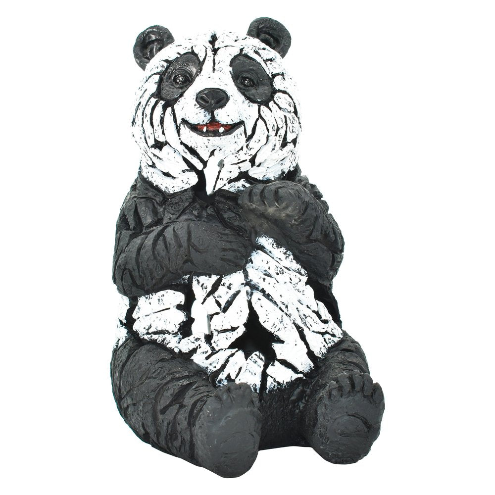 6" Black And White Resin Panda Tabletop Sculpture