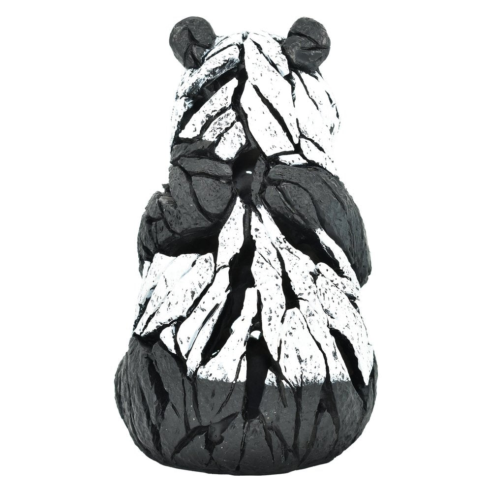 6" Black And White Resin Panda Tabletop Sculpture