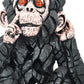6" Brown Pink And Red Resin Monkey Tabletop Sculpture