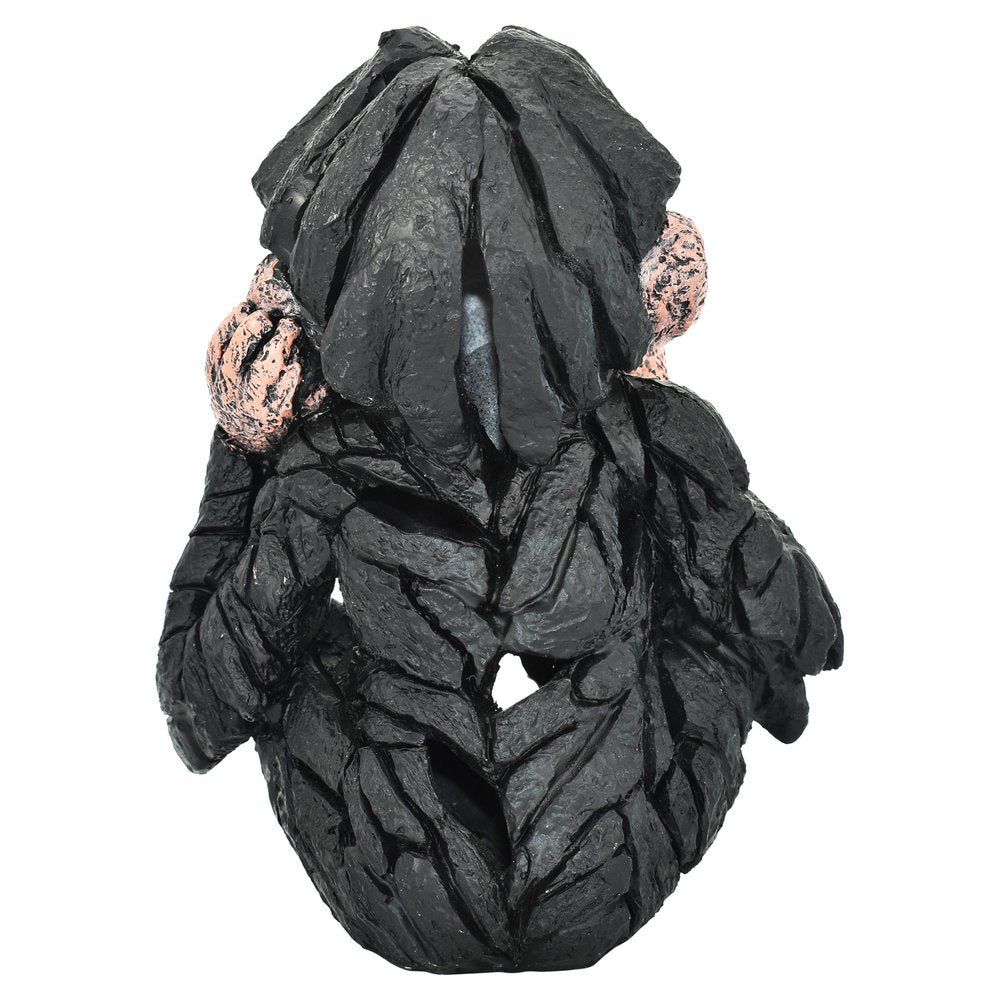 6" Brown Pink And Red Resin Monkey Tabletop Sculpture