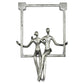 7" Pewter Resin People Tabletop Sculpture
