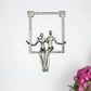 7" Pewter Resin People Tabletop Sculpture